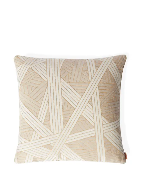 Missoni Home geometric-pattern cushion