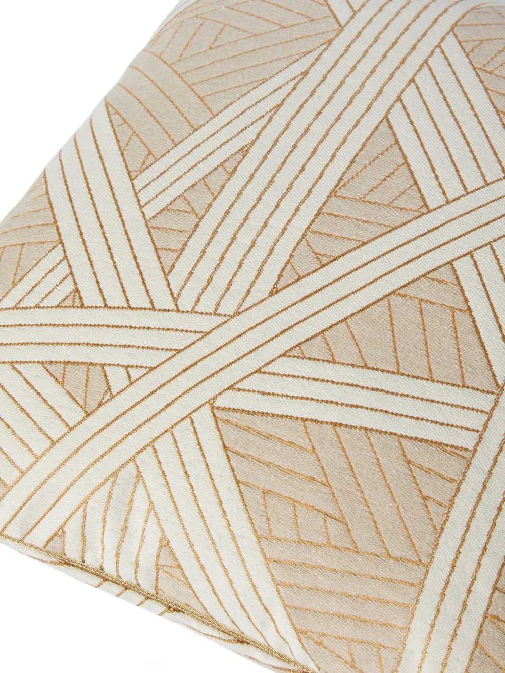 Missoni Geometric-pattern Cushion In Neutral