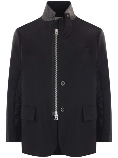 Blazer zippé à col montant - sacai - Modalova
