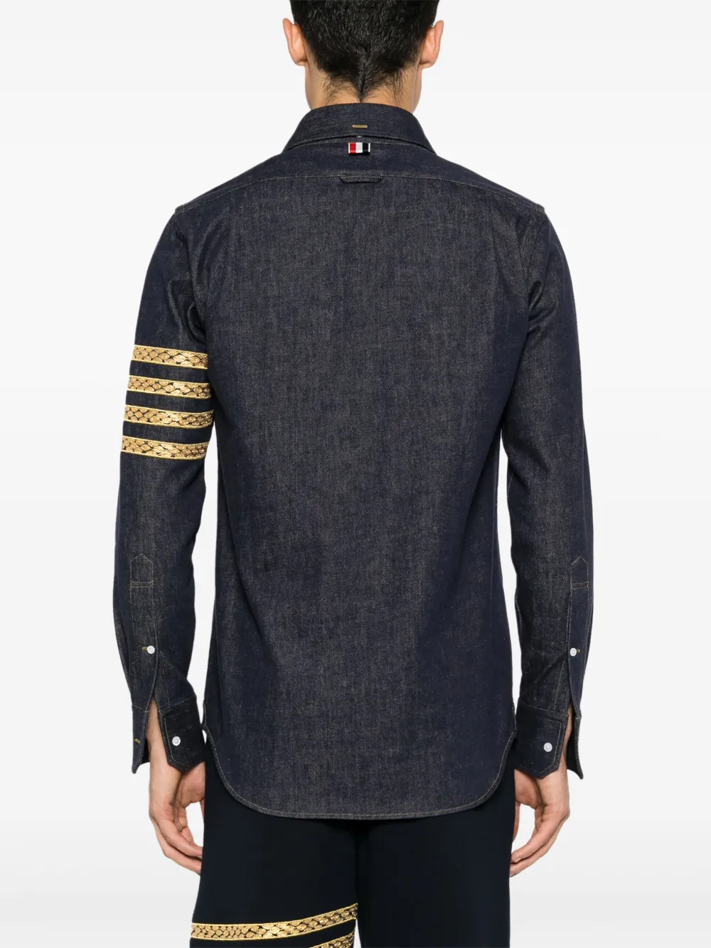 Thom Browne Denim overhemd Blauw