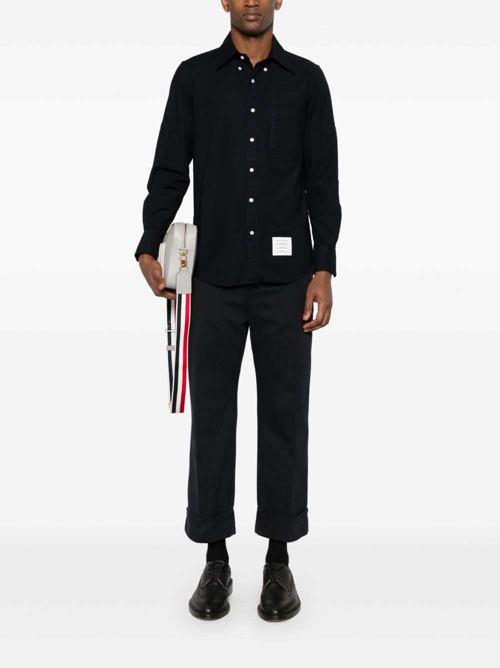 Thom Browne Katoenen overhemd - Blauw