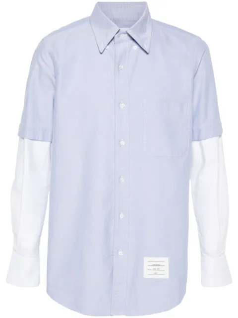 Thom Browne layered cotton shirt
