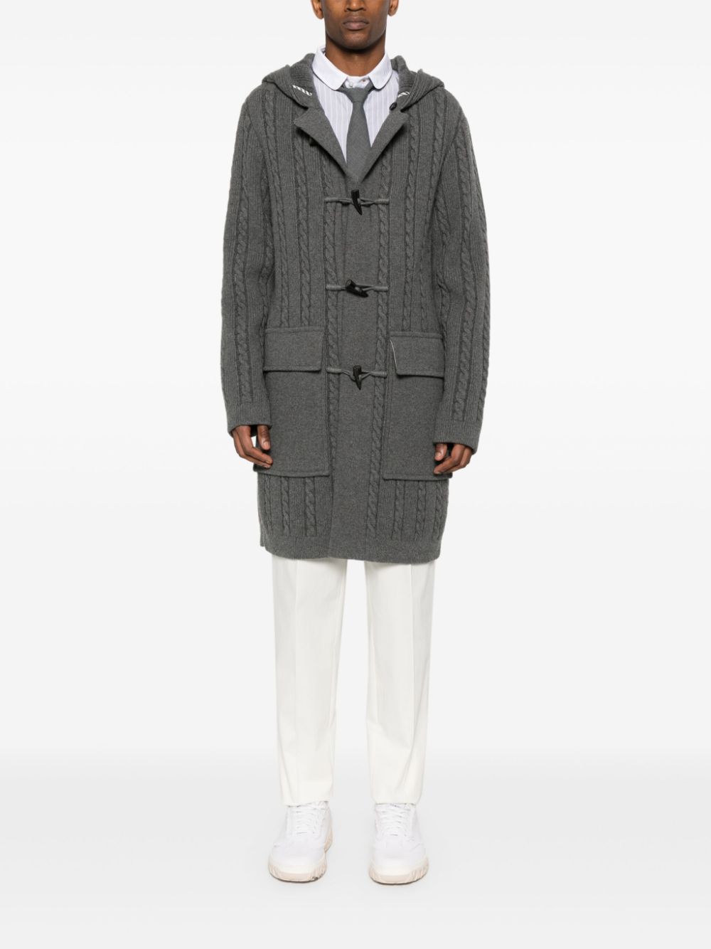 Thom Browne Overhemd met vier strepen - Blauw