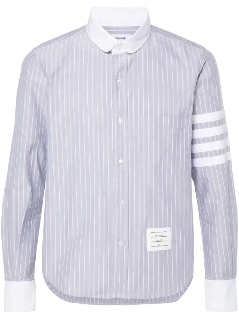 Thom Browne 4-Bar striped shirt