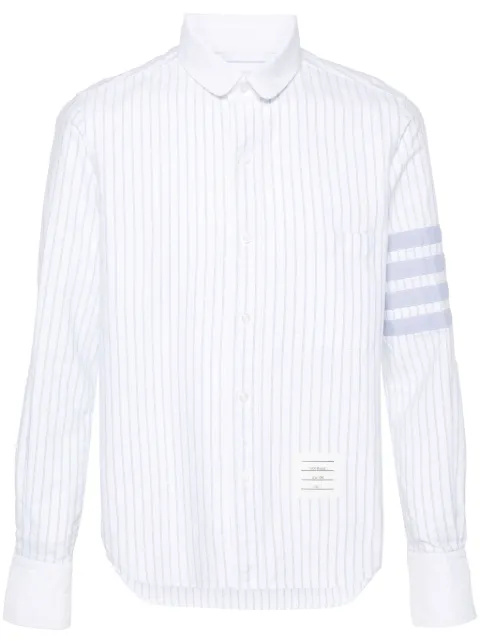Thom Browne camisa con rayas 4-Bar