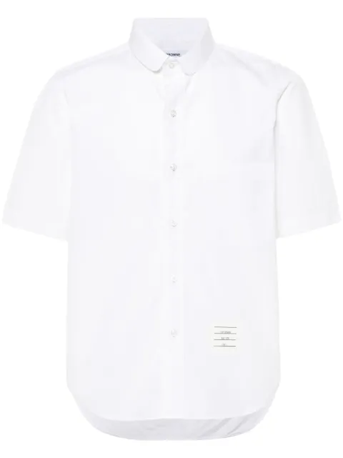 Thom Browne short-sleeve poplin shirt 