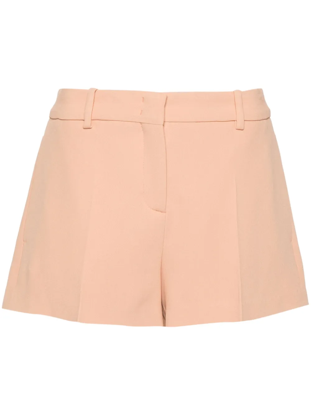 Ermanno Scervino Tailored Crepe Shorts In Pink