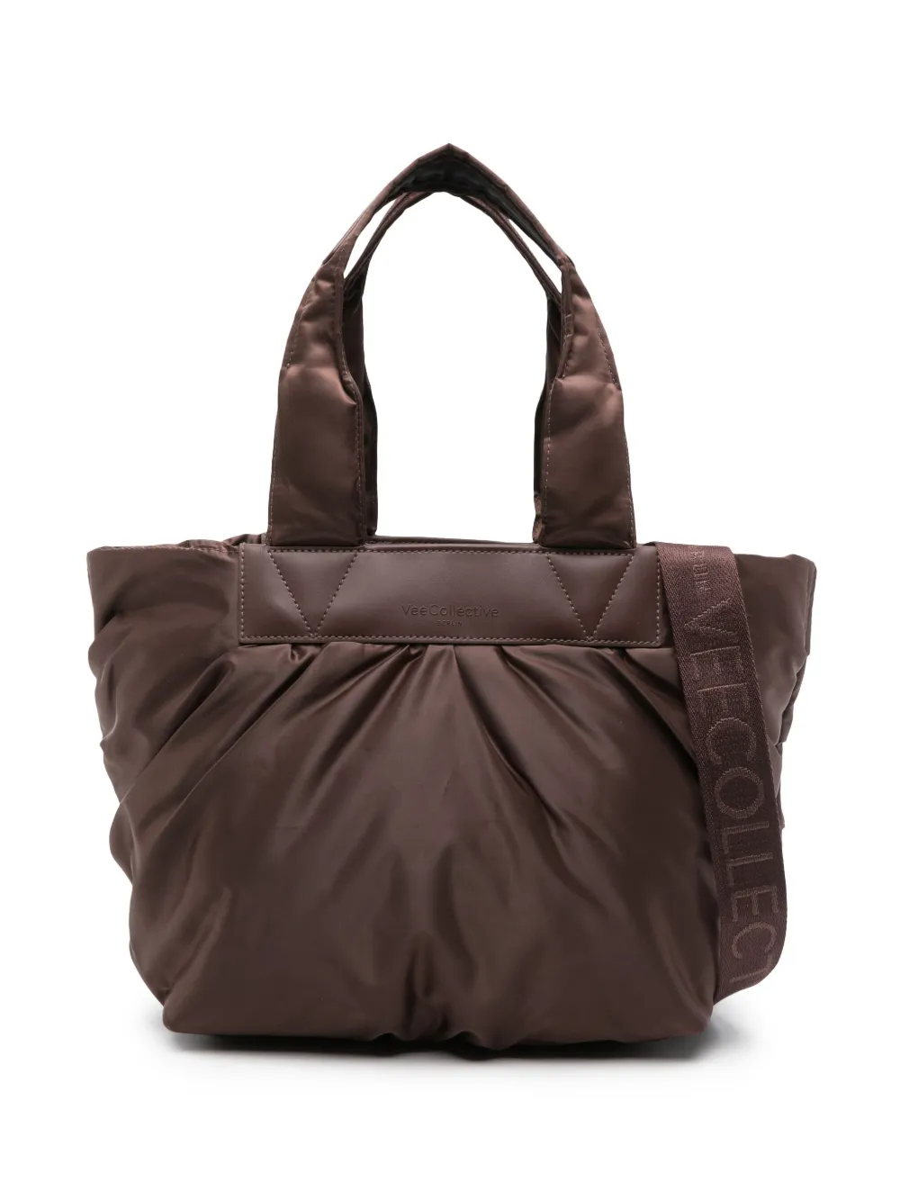 VeeCollective small Caba tote bag | Brown | Image 1