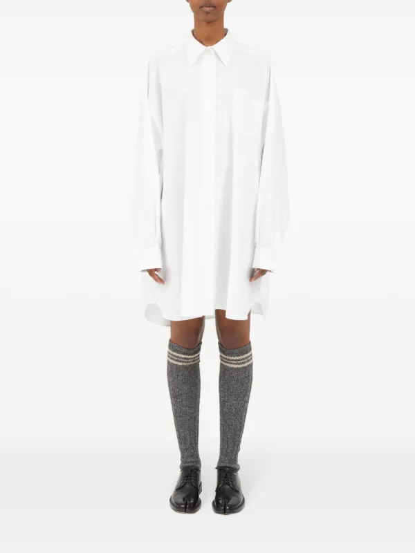 ◆Maison Margiela◆ ドロップショルダー ジャケット Maison Margiela Off-White Patch Pocket Denim Jacket Maison