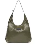 MM6 Maison Margiela large padded lightweight numbers patch shoulder bag - Green