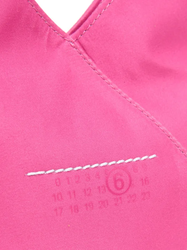 MM6 Maison Margiela Japanese サテンハンドバッグ | ピンク MM6 Maison Margiela Japanese サテンハンドバッグ | ピンク