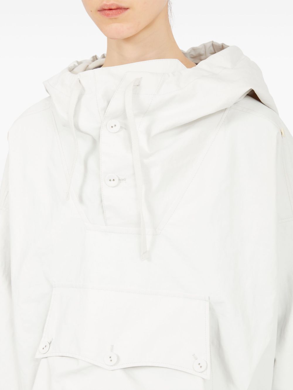 Maison Margiela slouchy-hood linen jacket Women