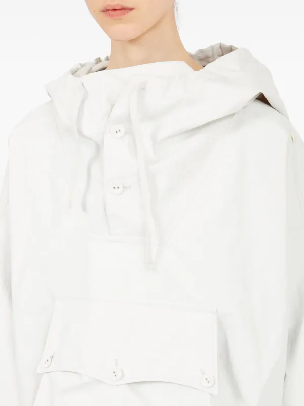 Maison Margiela フーデッド ジャケット | ホワイト | FARFETCH JP