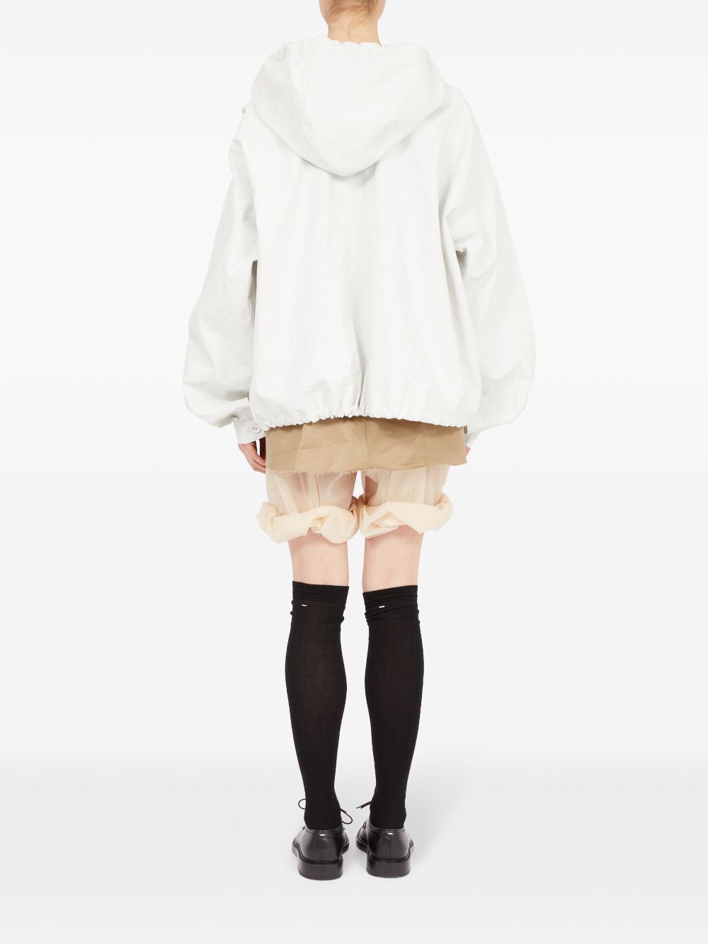 Maison Margiela slouchy-hood linen jacket Women