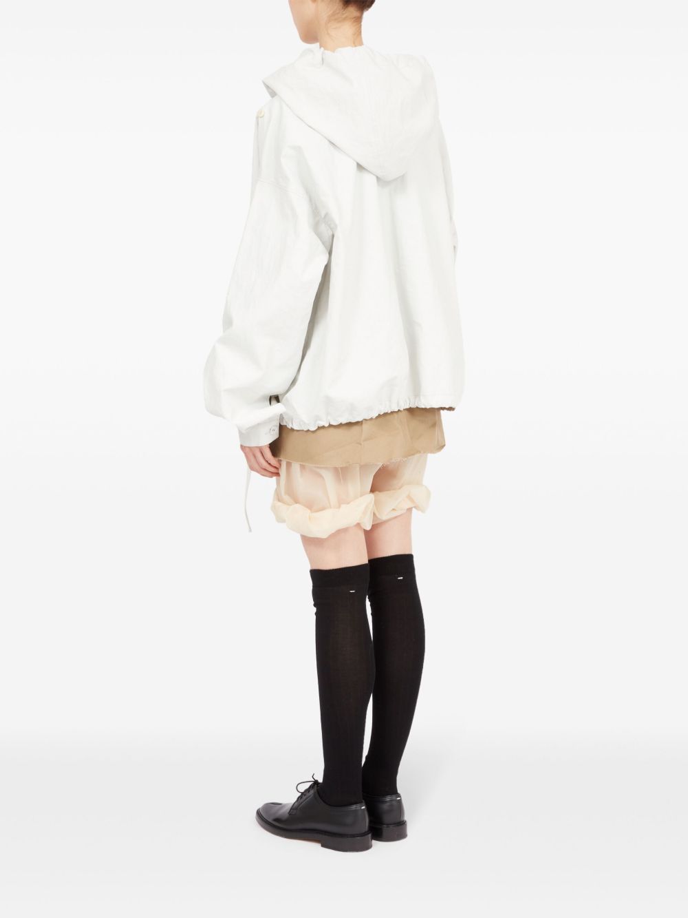 Maison Margiela slouchy-hood linen jacket Women