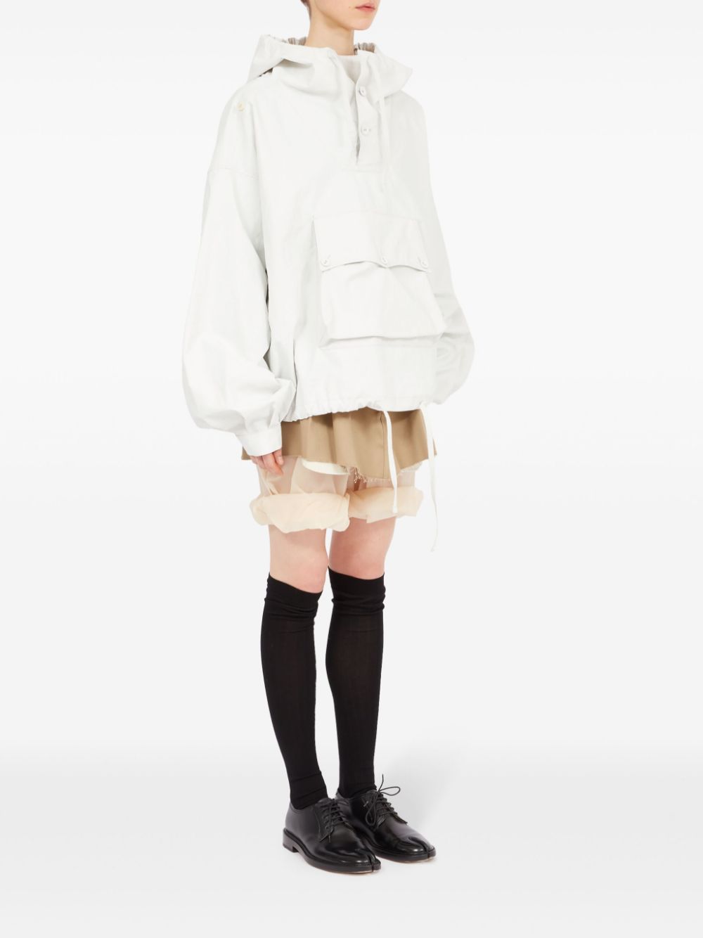 Maison Margiela slouchy-hood linen jacket Women