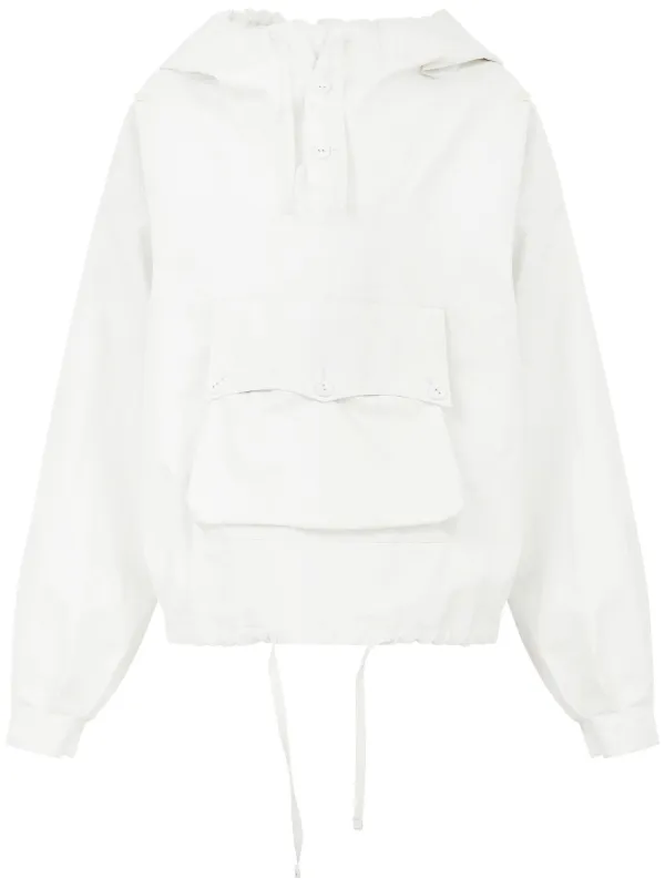 Maison Margiela ホワイト フーディ Maison Margiela フーデッド ジャケット | ホワイト | FARFETCH JP