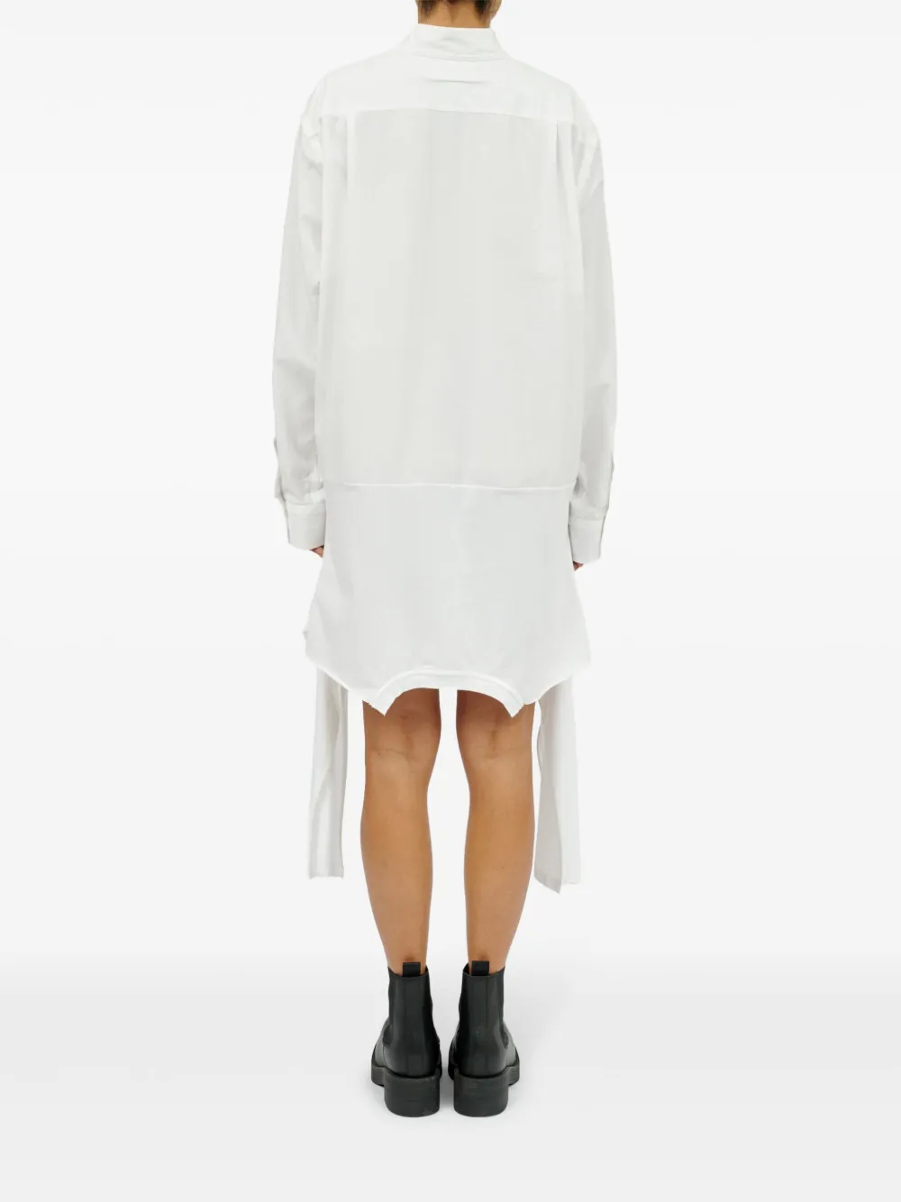 MM6 Maison Margiela Asymmetrische blousejurk Wit