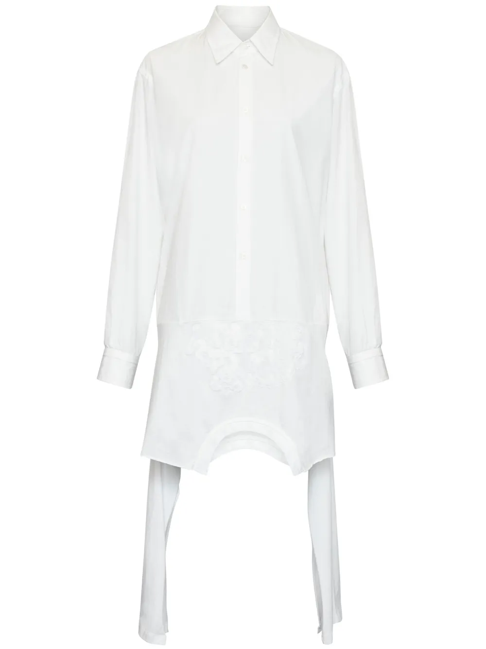 MM6 Maison Margiela シャツドレス - ホワイト MM6 Maison Margiela シャツドレス - ホワイト