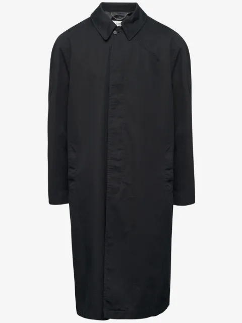 MM6 Maison Margiela zip-detail cotton trench coat