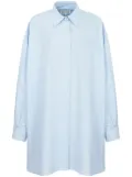 Maison Margiela drop-shoulder cotton shirt - Blue