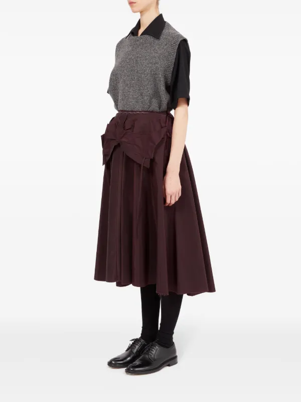 Maison Margielaスカート Maison Margiela Aラインスカート | レッド | FARFETCH JP