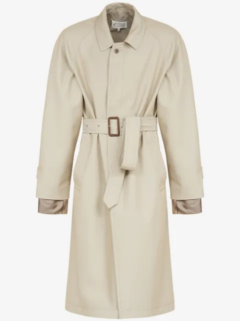 Maison Margiela layered belted trench coat
