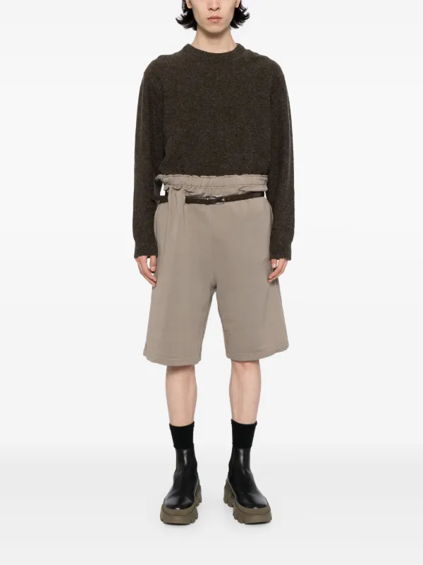 Magliano Provincia Belted Track Shorts | Neutrals | FARFETCH BH