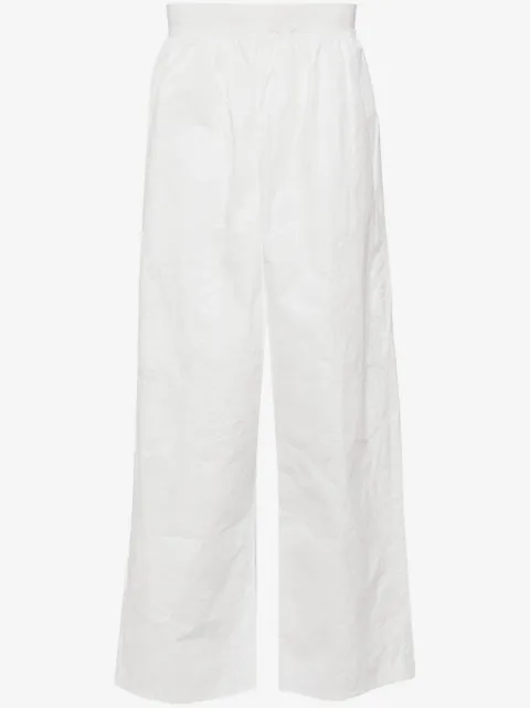 Hed Mayner crinkled wide-leg trousers