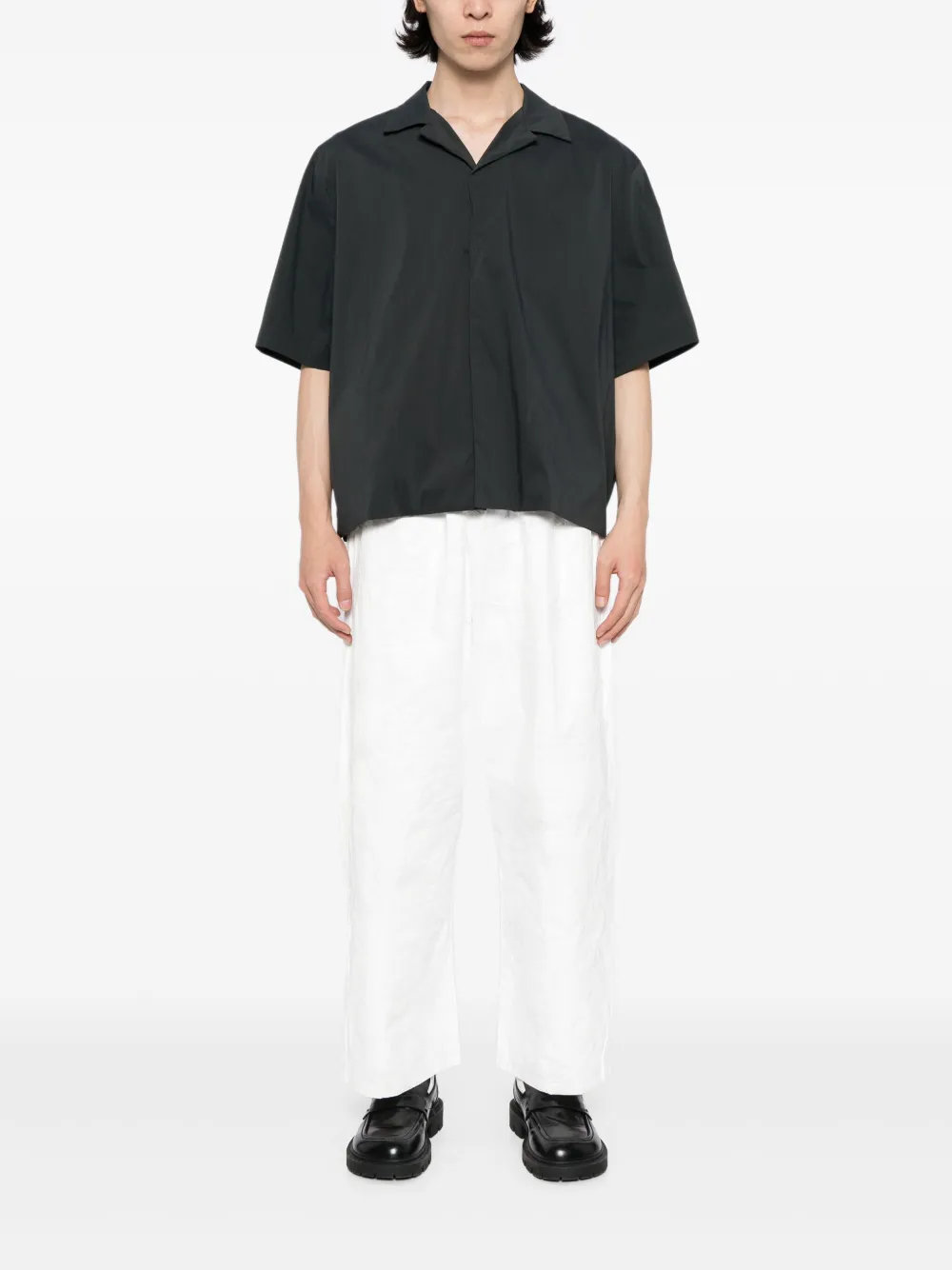 hedmayner Hed Mayner Broek met wijde pijpen - Wit