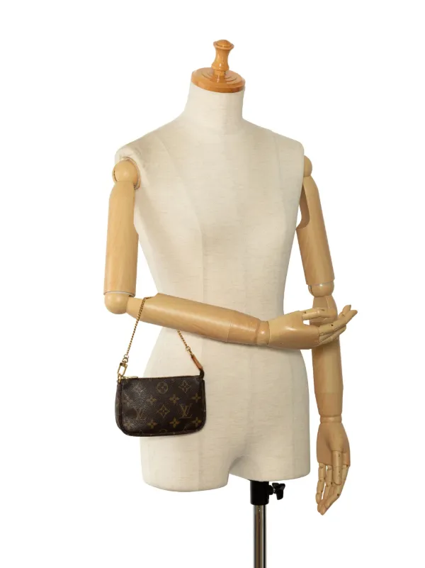 Louis Vuitton Pre-Owned 2004 Monogram Mini Pochette Accessoires Shoulder  Bag Brown FARFETCH PH