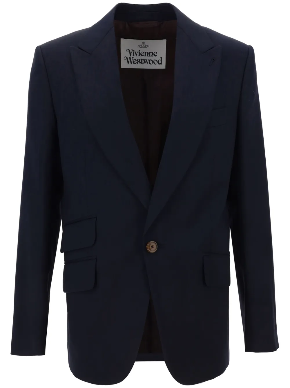 Vivienne Westwood Blazer met enkele knoop Blauw
