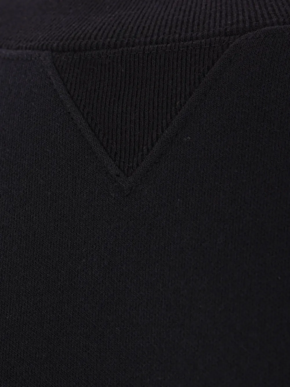 sacai Sweater met ronde hals en vlakken Zwart