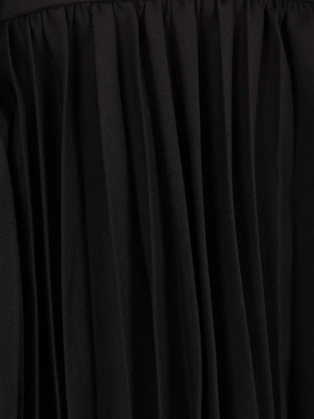 sacai Sweater met ronde hals en vlakken Zwart