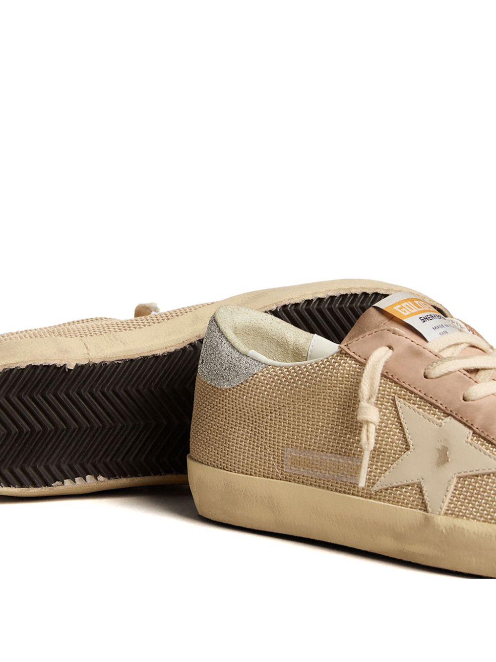 Golden Goose Super-Star distressed-effect sneakers Neutrals