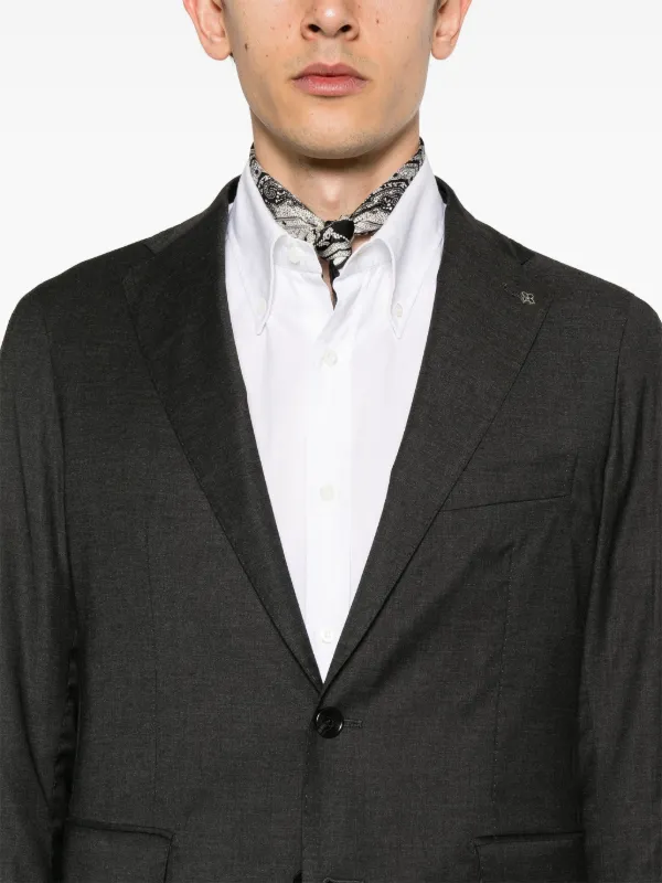 Tagliatore ノッチドラペル シングルスーツ | グレー | FARFETCH JP