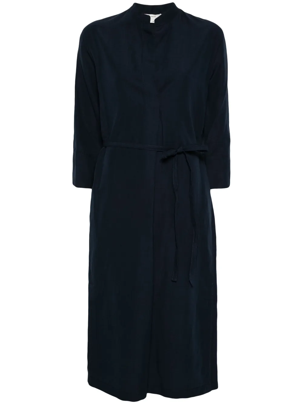 Vince Blousejurk met bandkraag Blauw