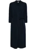 Vince band-collar midi dress - Blue