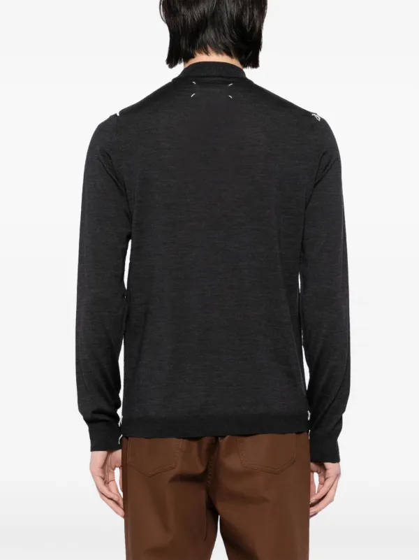 Maison Margiela クルーネック プルオーバー | グレー | FARFETCH JP