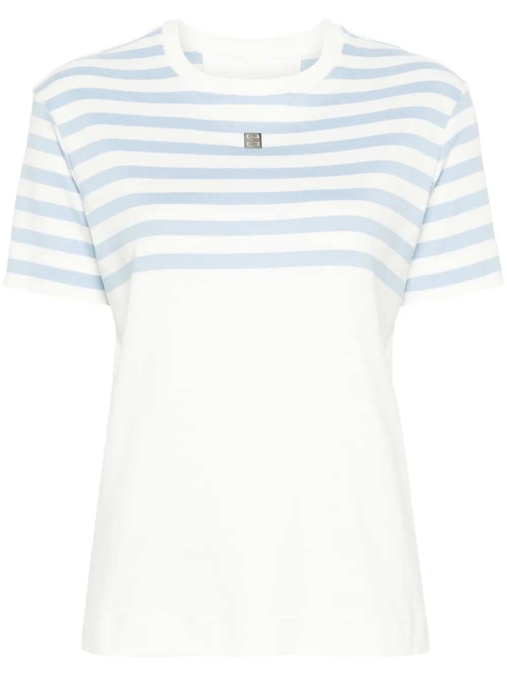 Shop Givenchy 4g-plaque T-shirt In White