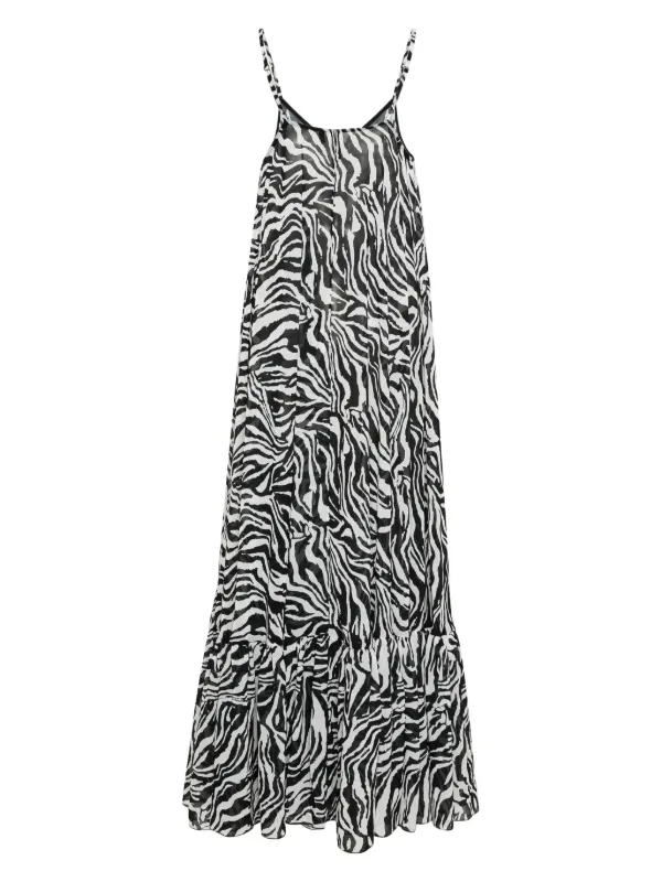 zebra print beach dress Dressed in Lala Dressed Zebra Stripes main image 0