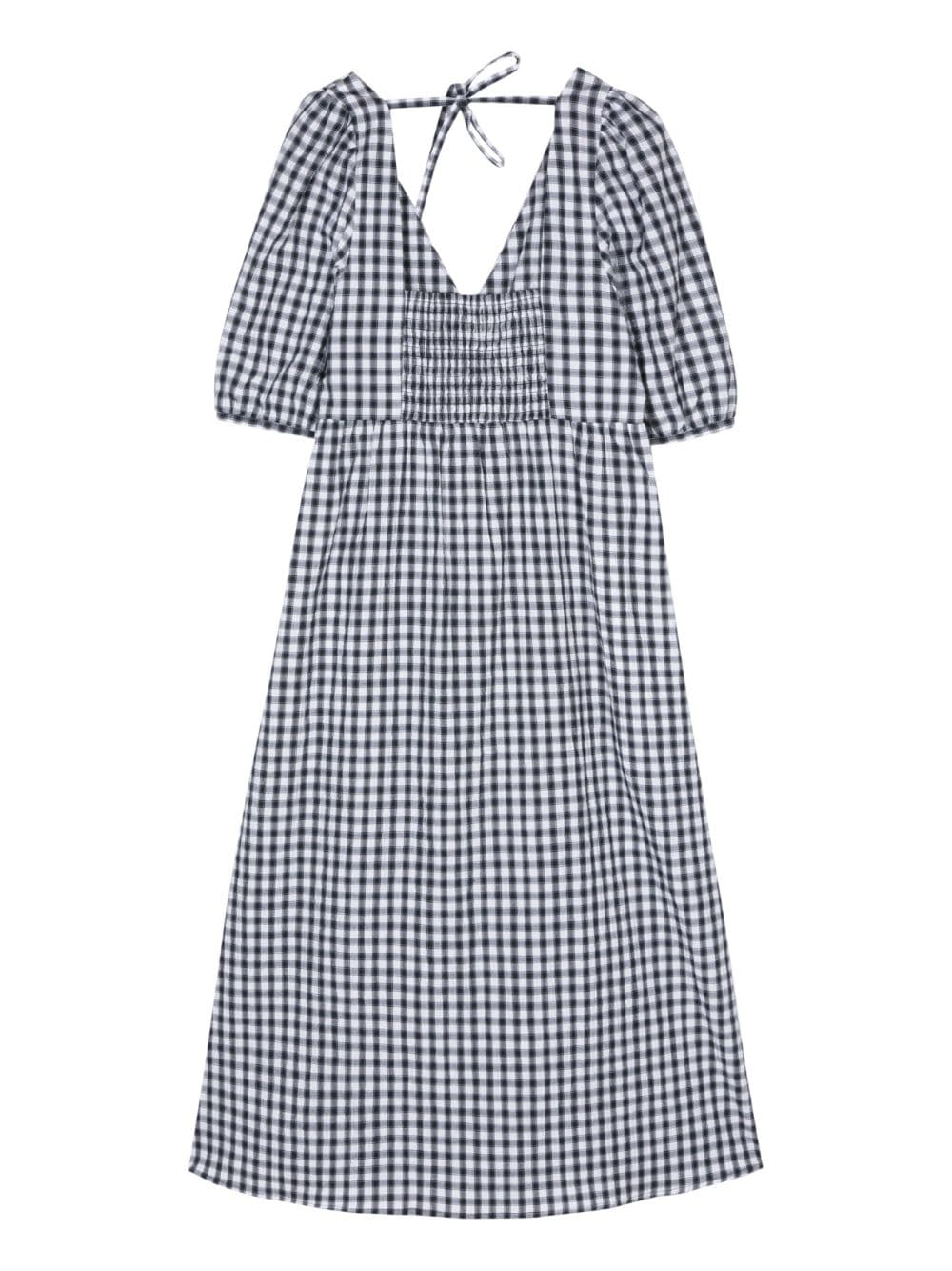 Tommy Jeans gingham midi dress - Blauw