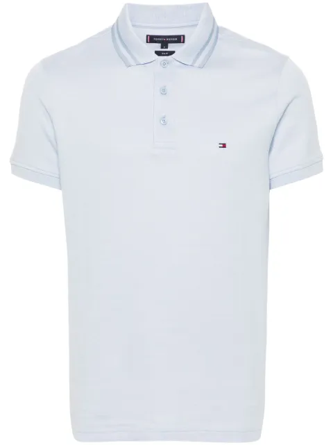 Tommy Hilfiger polo en coton biologique à logo brodé