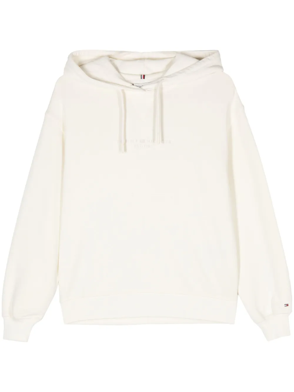 Tommy Hilfiger Hoodie met geborduurd logo Beige