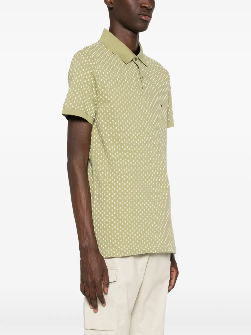 Tommy Hilfiger Poloshirt met geborduurd logo Groen