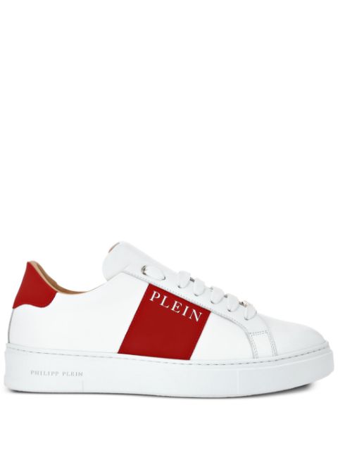 Philipp Plein logo-print nappa leather sneakers Men