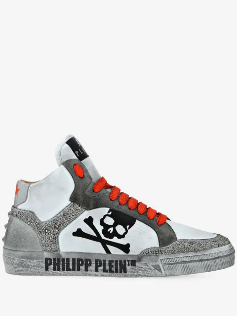 Philipp Plein tenis altos Strass Retrokickz TM
