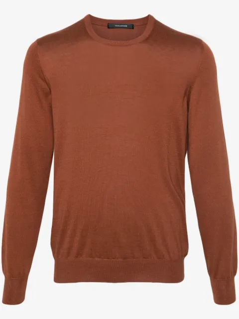 Tagliatore suéter Grey con cuello redondo