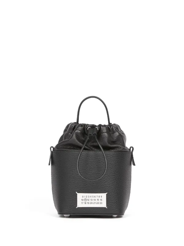 Maison Margiela Small 5AC Grained Leather Bucket Bag Black FARFETCH CA