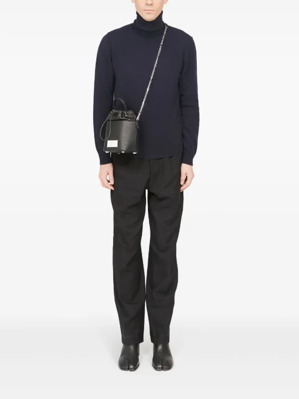 Maison Margiela 5AC レザーバケットバッグ S | ブラック
